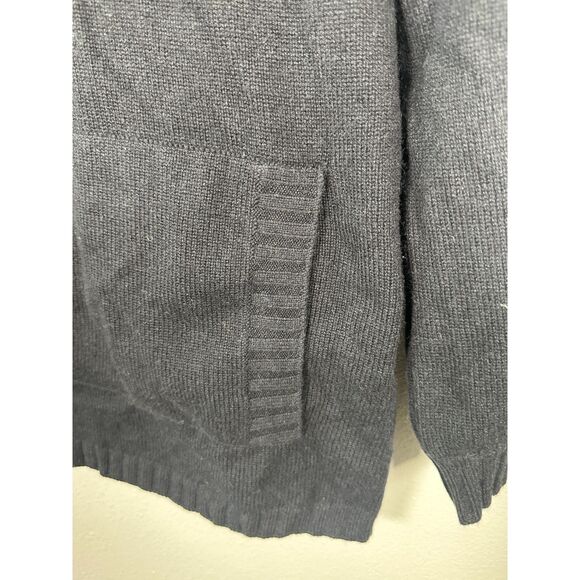 St. John Collection 100% Cashmere Black Turtleneck Sweater Women's Size Medium - Picture 4 of 5